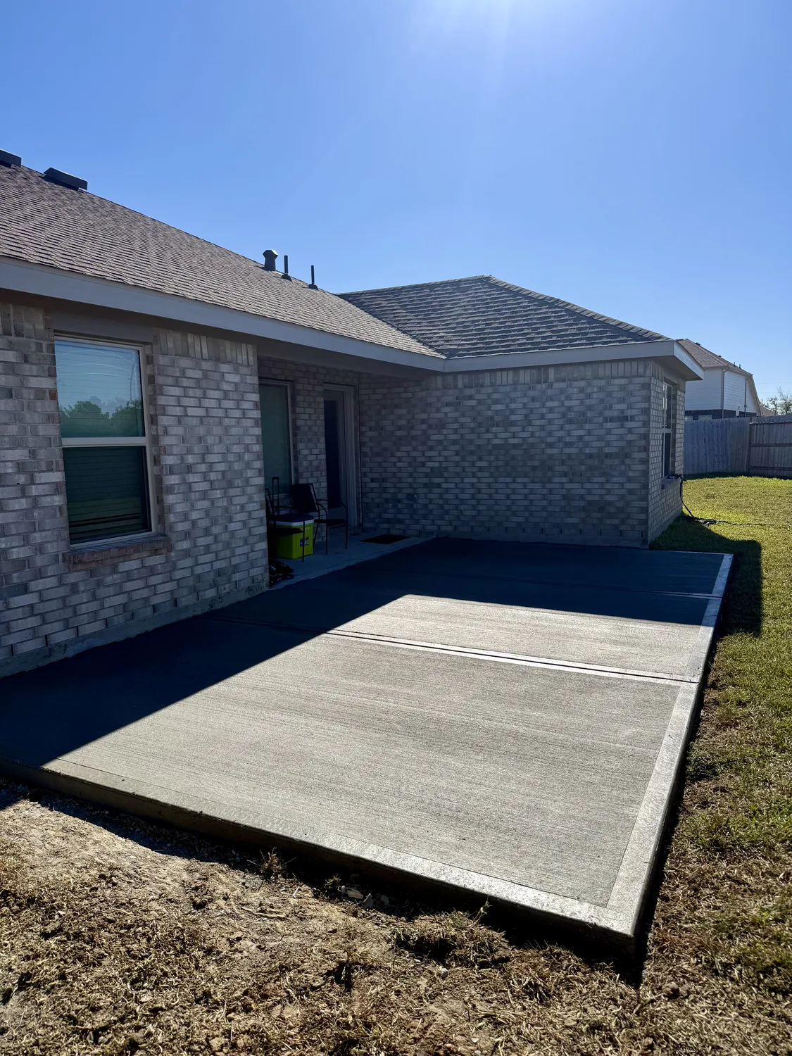Every patio, the same approach by Lucky&rsquo;s Concrete in St. Petersburg